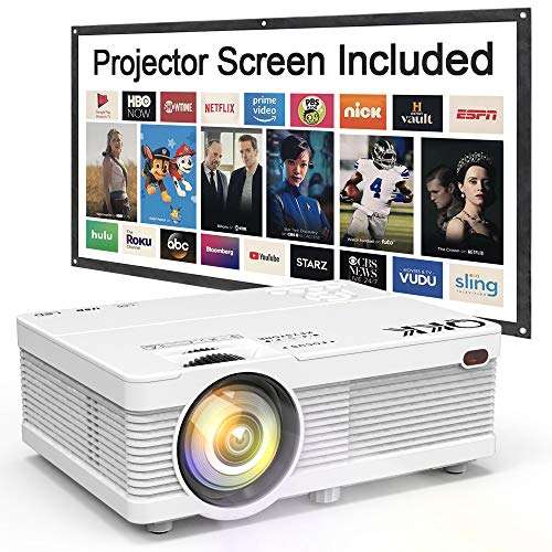 QKK QK02 Mini Portable LCD Projector