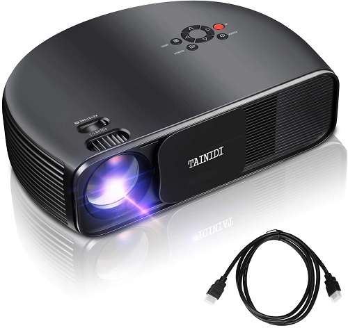 TAINIDI 3600Lux HD Home Cinema Theater Projector