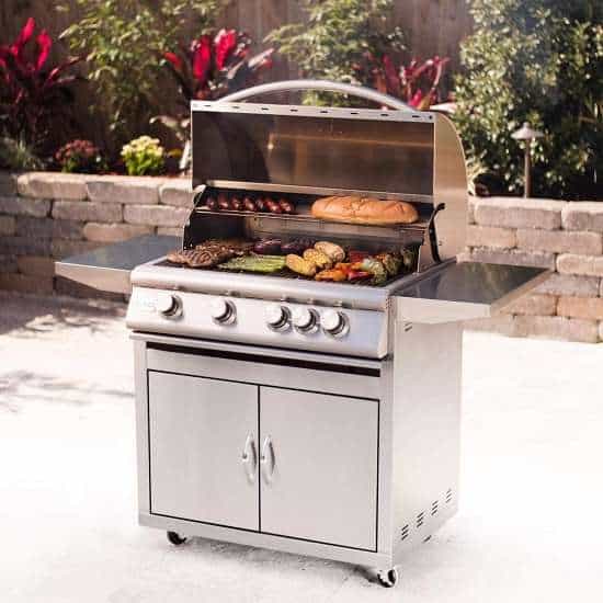 Blaze Grills Reviews - Blaze 32-inch Grill Freestanding Propane Gas