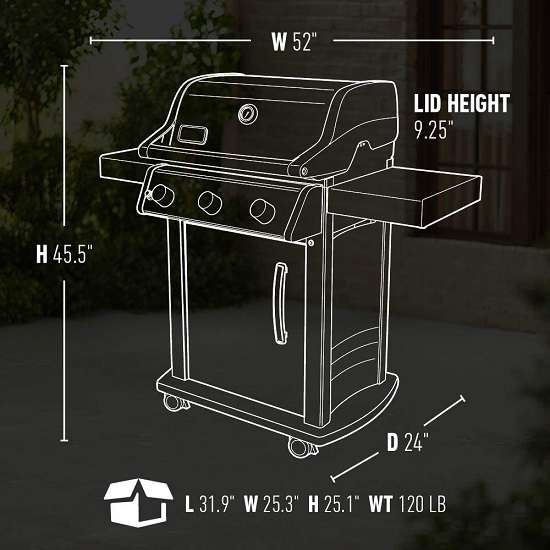 Key Features of the Weber S315 LP Gas Grill Key Features of the Weber S315 LP Gas Grill
