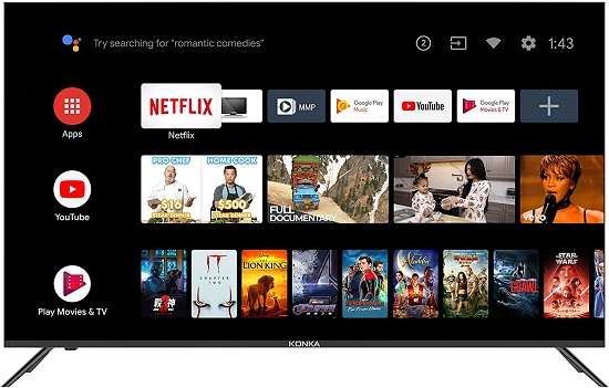 Konka 65U55A U5 Series 4K Ultra HD Smart TV Konka 65U55A U5 Series 4K Ultra HD Smart TV