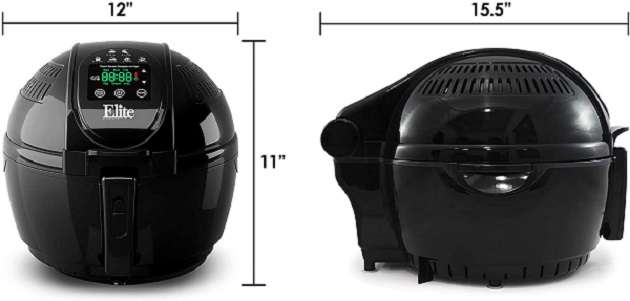 Key features of the Elite Platinum EAF-1506D Air Fryer