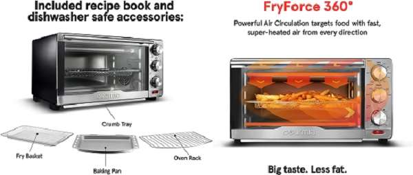 What Are The Key Features Of Gourmia GTF7350 6-in-1 Multi-function Air Fryer