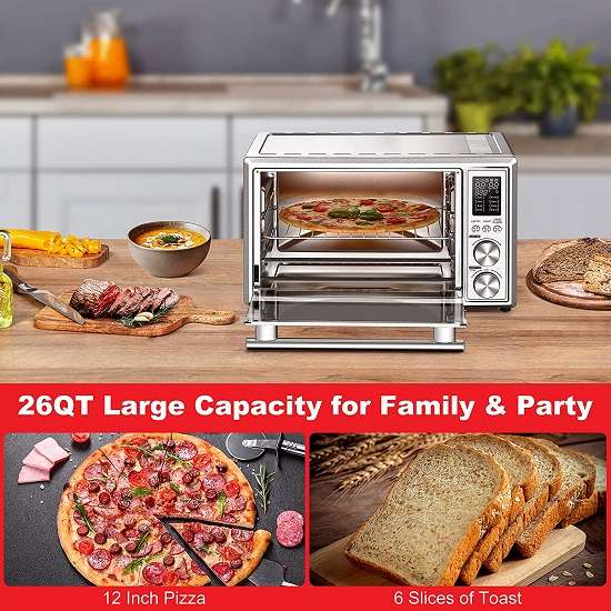 Key Feature Of Galanz GTH12A09S2EWAC18 Air Fryer