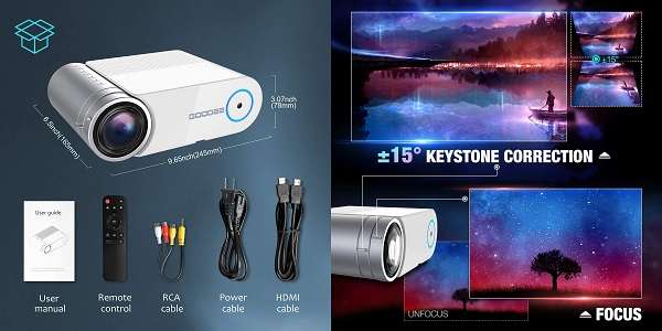 What are Key Features of the Goodee YG420 projector