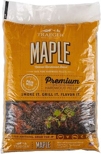 Traeger Grills PEL6 Maple Wood Pellets Traeger Grills PEL6 Maple Wood Pellets
