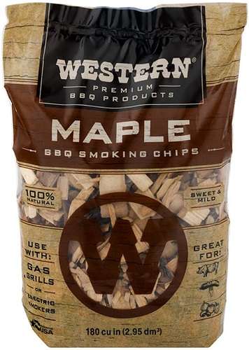 Western Premium BBQ Products Maple BBQ Smoking Chips Western Premium BBQ Products Maple BBQ Smoking Chips