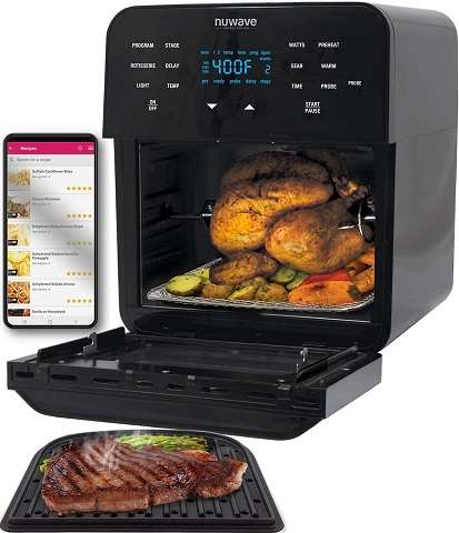 Best Air Fryer Under $200 - NuWave Brio 15.5-Quart Large Capacity Air Fryer