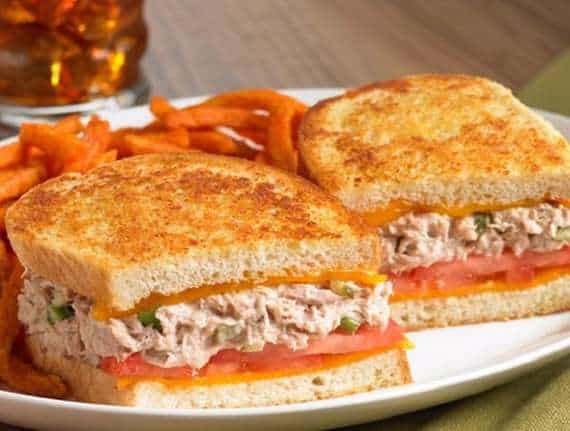 Swiss Cheese For A Tuna Melt