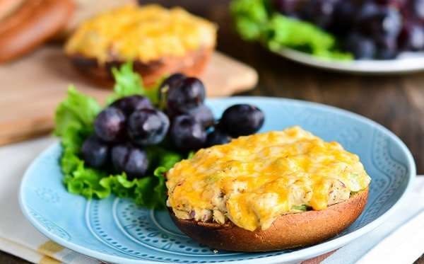 Tuna Melt Bagel recipe