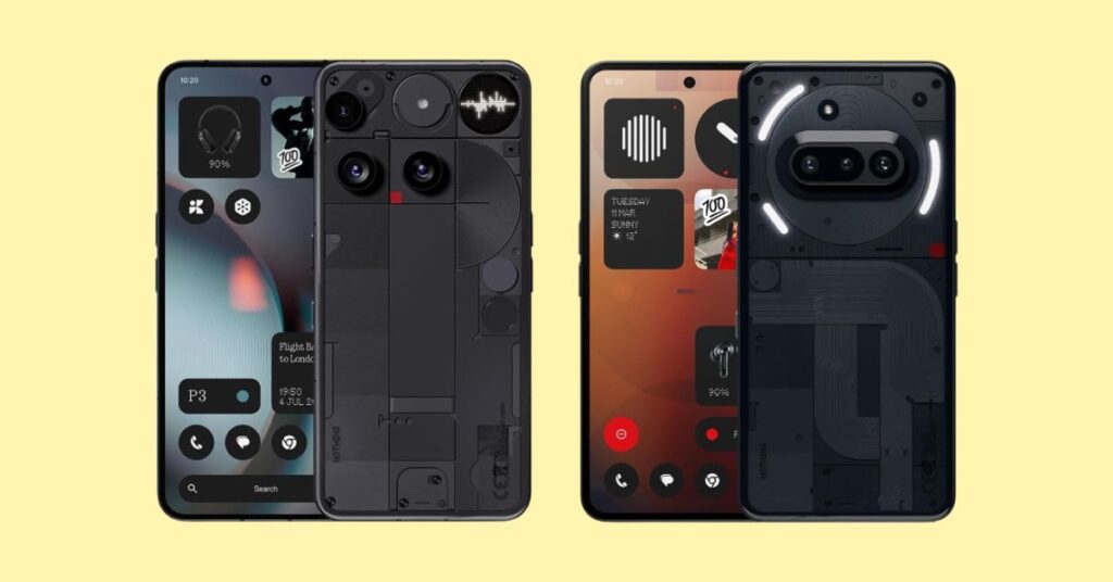 Nothing Phone 3 vs 3a