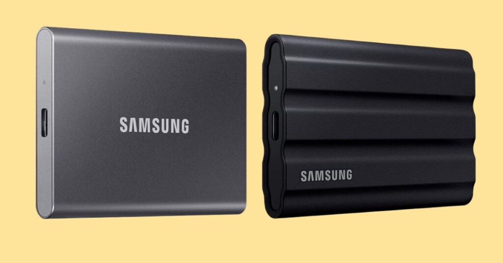 Samsung T7 vs T7 Shield