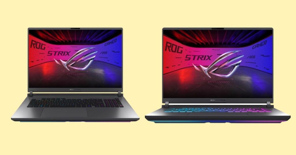 ASUS ROG Strix G18 vs G16