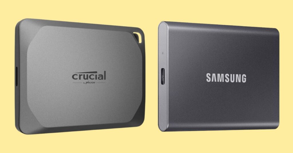 Crucial X9 Pro vs Samsung T7