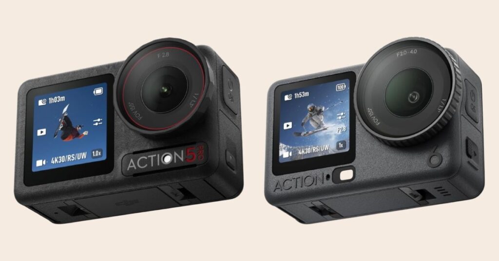 DJI Action 5 vs 6