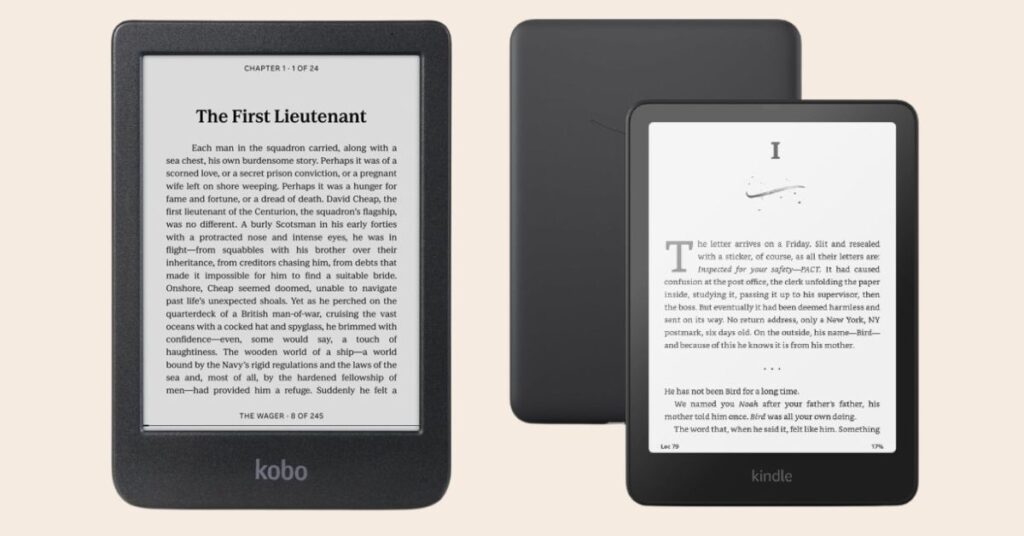 Kobo Clara BW vs Kindle Paperwhite
