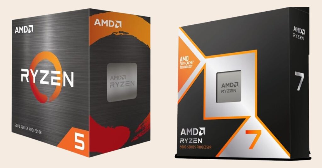 Ryzen 5 vs Ryzen 7 9800X3D
